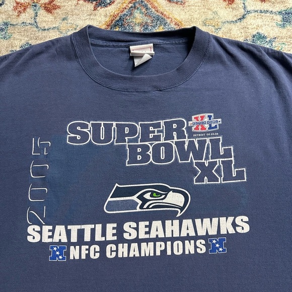 Vintage NFL Seattle Seahawks Super Bowl T-shirt Size XXL - Picture 4 of 4